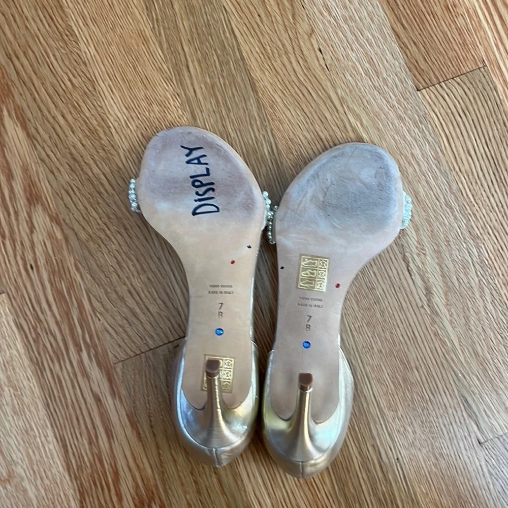 New Something’s Blue Cappy D’Orsay Sandal Size 7 Display